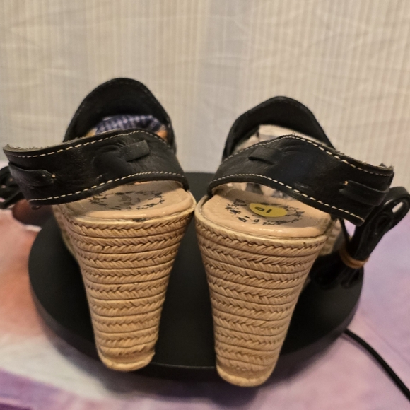 #3313 La Lexi Huaraches high heels leather laces up women's shoes - Picture 5 of 8